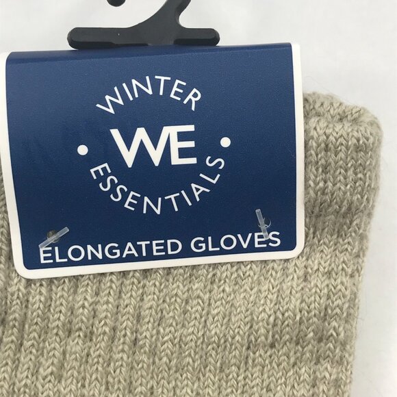 Winter Essentials Women's One Size Beige Texting Elongated Gloves New - Picture 3 of 8